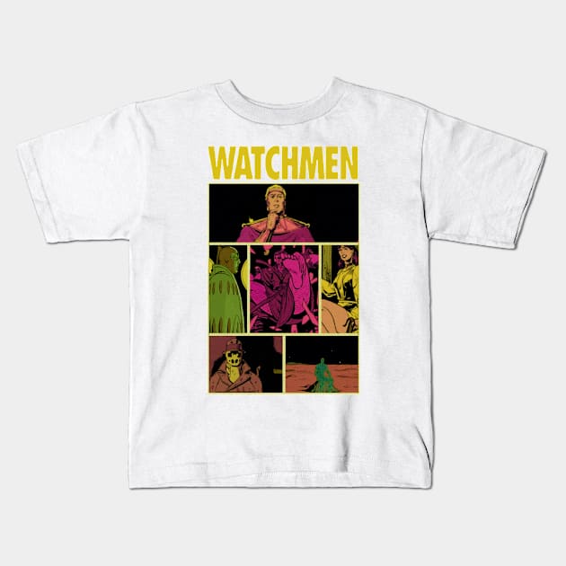 watcmen Kids T-Shirt by artistcill